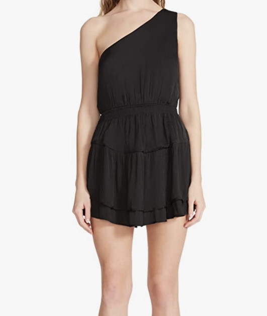 NWT BB DAKOTA womens On Pointe Casual Dress, Black Size S