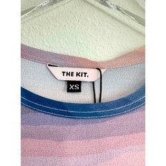 NWT The Kit | Maya Dress Mountain Postcard T-Shirt Dress – Artistic Landscape