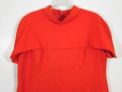 Karen Millen Plus Size Compact Stretch Caped Cap-Sleeved Neck Tie Dress US20