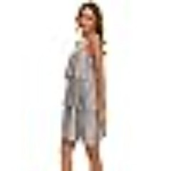Glitter Sequin Adjustable Spaghetti Strap V Neck Dress, LARGE, 6H-172D005