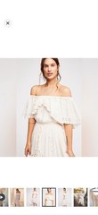 Extremely RARE Fillyboo X Free People Tambourine Off-The-Shoulder Maxi Dress