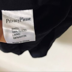 Privacy Please Black Square Neck Mini Dress Adjustable Straps XS