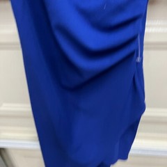 Emerald Sundae Womens Juniors V-Neck Sheath Asymmetrical Dress XXL Royal Blue