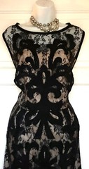 MONSOON GOTHIC BLACK PAISLEY PATTERN OCCASION PARTY DRESS SIZE 14