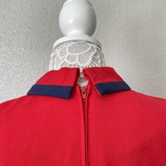 Jessica Howard Petite Vintage Retro Navy Military Dress Set Nautical Tailored 12