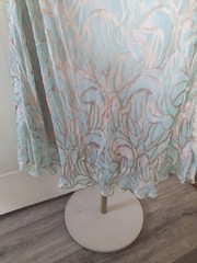 Authentic Vintage Jacques Vert Silk Blend Devoré Midi Dress | Size UK 18 |…