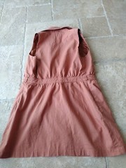 Forever 21 Mini Blazer Dress Women S Rusty Orange Trend Pockets Linen Sleeveless