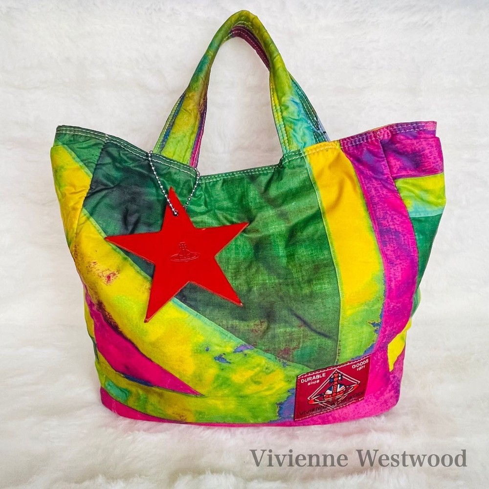 Women&rsquo;s Wear Vivienne Westwood Rare Vivienne Westwood Multicolor Union Jack Tote