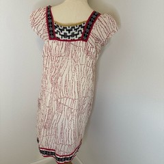 [Hoss Intropa] Red and Black Patterned Mini Dress – Size Small / Medium