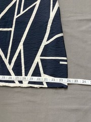 Banana Republic Geometric Sleeveless V-Neck Dress With Pockets Navy Ivory Size S