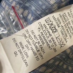 Dress to Blue Patterned women L maxi pull on casual vacation beach resort boho