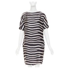Stella McCartney Silk Zebra Dress IT42 Pockets 2009