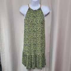 Michael Kors Sleeveless Chain Strap Shift Dress Women&rsquo;s Size XS Sunflower NWT