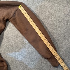 Zenana Oversized Sweatshirt Tunic Dress Small Brown Cotton Blend Pockets