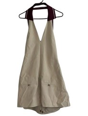 Zara Tan Size 2XL Skort Athletic Dress Open Back Golf Tennis NWT