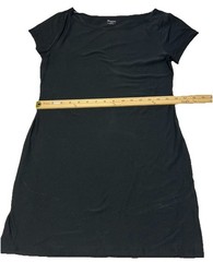 No Boundaries Junior&rsquo;s Black Short Sleeve Lightweight Bodycon Dress NWT L 12-14