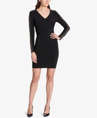 Guess Studded Ruched Sheath Dress Size 4