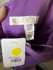 New! Karlie Purple One Shoulder Lined Cocktail Dress Size Small MSRP $296