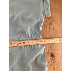 Cloth & Stone Blue Tencel Lyocell Button Front Midi Shirt Dress XXL Women