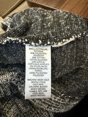 LOFT Petites 2P Black/White Tweed A-Line Short Sleeve Lined Zip Short Dress