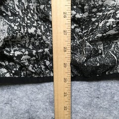 Diesel Half Zip Windbreaker Dress XXS Oversized Black Splatter Print Ultralight