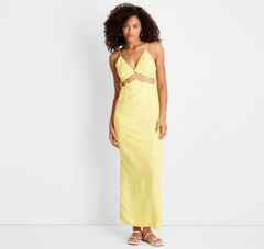 Future Collective™ with Jenee Naylor Sleeveless Ring Detail Maxi Dress sz 14