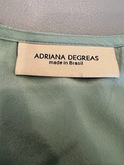 Adriana Degreas Multicolor Silk Maxi Dress Size L