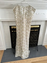 NWT Michael Kors 100% LIGHT COTTON Sand Vacation Maxi Dress beach cover M $120