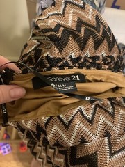 Forever 21 Dress Geometric Pattern Size M. No Tags.New!