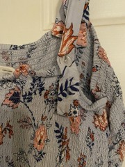 Japna Junior&rsquo;s Maxi Dress Sundress Ruffled Hem Smocked 100% Rayon Size Medium
