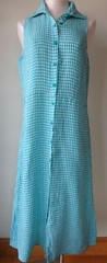 FLAX Designs Dress L NWOT Maxi Dress JADE GINGHAM