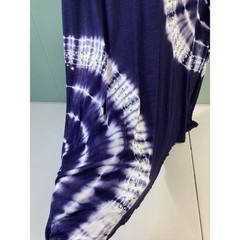INC Purple Tie Dye Rhinestone Ruffle Dress Women&rsquo;s Large Boho Whimsygoth