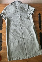 Vineyard Vines Utility Shirt Dress Womens 0 Army Green Twill Casual