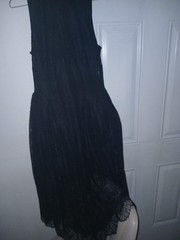 34th Women&rsquo;s Black Solid Sleeveless Round Neck Midi Sundress, Regular XS