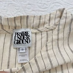 Prairie Underground Broken Stripe Shift Lagenlook Hemp/Cotton Tunic Dress