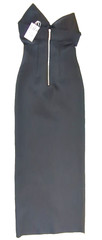 Bella Barnett black dress long pencil Size S NWT New with defects