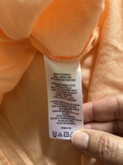 DKNY Linen Blend Sleeveless Maxi Dress Womens Size Small Peach Coastal Beach