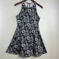 Abercrombie & Fitch Racerback Sleeveless Athletic Mini Dress Fit Flare Med