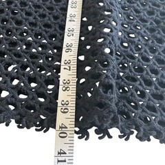 Moschino Cheap & Chic 90s Black Sheer Crochet Sleeveless Scoop Neck A-Line Dress