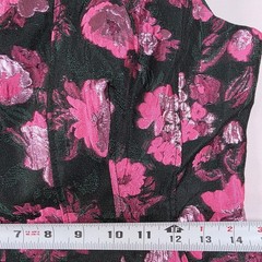 Lilly Pulitzer Dress Womens 2 Metallic Floral Jacquard Sleeveless Party Cocktail