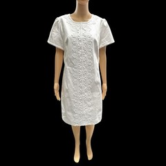 Lilly Pulitzer Maisie Stretch Piqué Shift Dress Resort White Size 12 NWT /cb