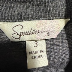 Speechless Gray Shirt Dress Button Front Utility Mini Collared Pocket
