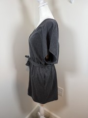 Z Supply Thea Terry Dress Gray NWT Women’s Size Medium Comfy Casual Boho