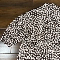 Anthropologie Women&rsquo;s Size Medium Star Print Mock Neck Swing Mini Dress