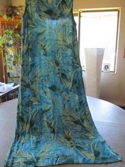 Vintage 90s Maxi Crinkle Dress Tie Back Fairy Grunge Garden Party Boho Size M