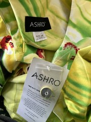 NWT Ashro Multicolor Floral Vibrant Colorful Artsy 2pc Suit Dress Sz 14