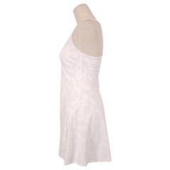Lululemon Lightweight Linerless Tennis Dress Logo White Sz 4