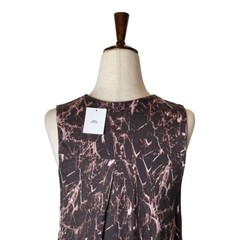 Silence + Noise UO Dress Women Small Purple Marbled Print Swing Tunic Mini NWT