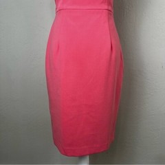 NEW Black Halo (FLAWED) Pravella One Shoulder Pink Sheath Cocktail Dress Size 6