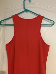 Wild Fable Women&rsquo;s Size Medium Maxi Sundress Red Stretchy Halter Top B36-4